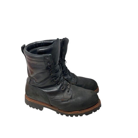 Red Wing Shoes Boots Men's Size 9 Black Leather Loggermax